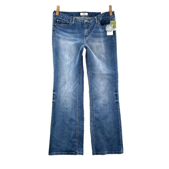 YMI Denim - YMI Low Rise Bootcut Jeans Womens 15/32 Blue Denim Western Cowgirl Streetwear